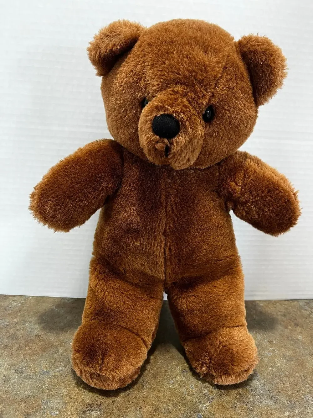 Vintage DAKIN 1985 chololate brown stuffed teddy bear 13
